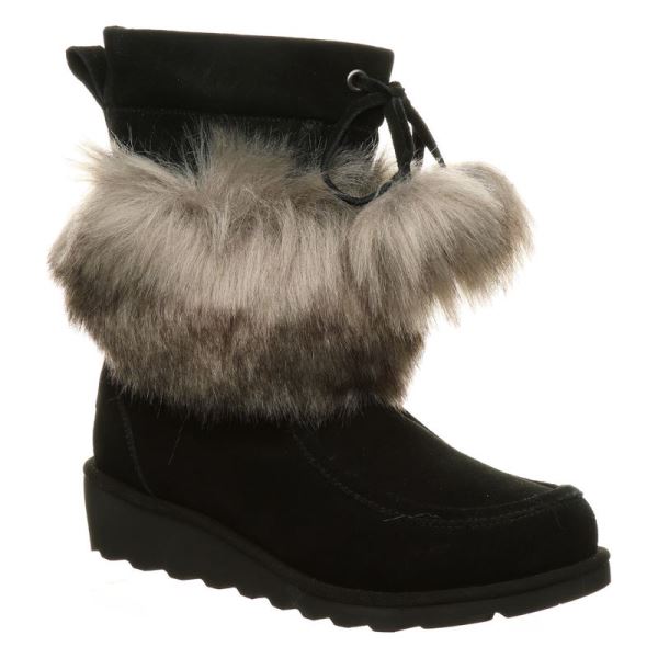 Botas Bearpaw Arden Feminino Pretas | 7306-DWPAB