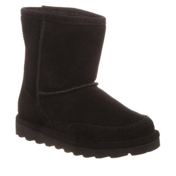 Botas Bearpaw Brady Youth Criança Pretas | 8035-ZDRAX