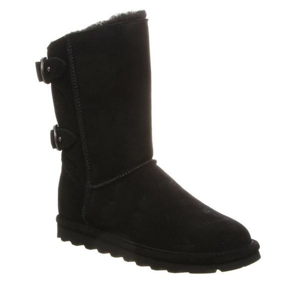 Botas Bearpaw Clara Feminino Pretas | 7394-SHLFO