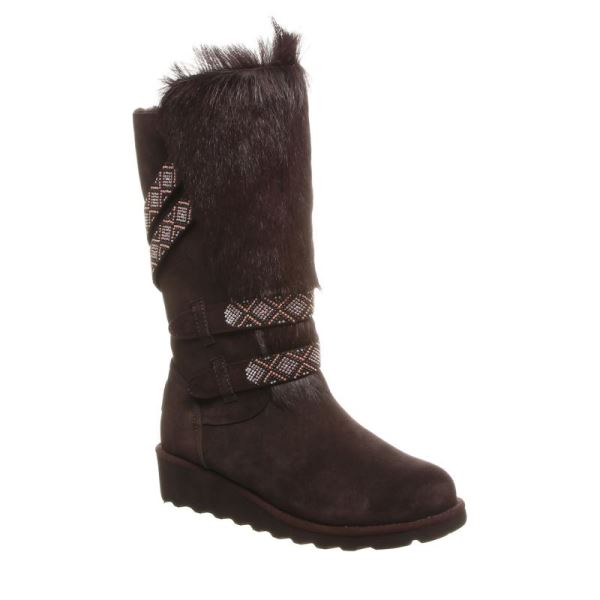 Botas Bearpaw Claudia Feminino Chocolate | 5419-HNQDP