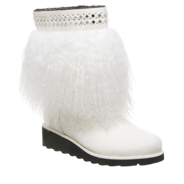 Botas Bearpaw Elise Feminino Branco | 0713-VCLUI