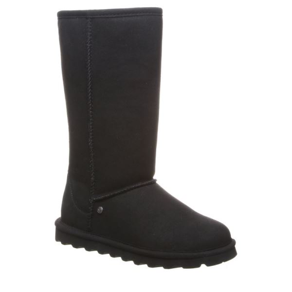 Botas Bearpaw Elle Altas Vegan Feminino Pretas | 8043-NRKWX