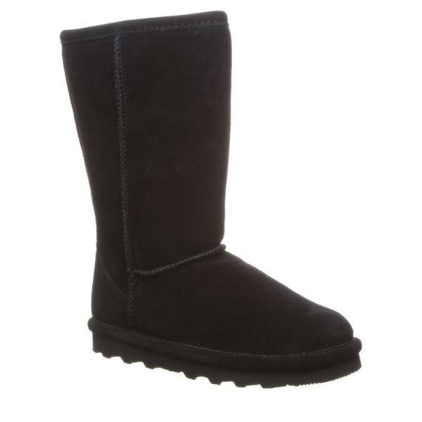 Botas Bearpaw Elle Altas Youth Criança Pretas | 4056-TCMYK