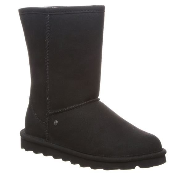 Botas Bearpaw Elle Curta Vegan Feminino Pretas | 9206-IGAPM