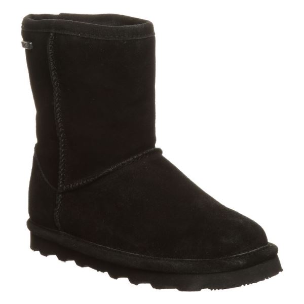 Botas Bearpaw Elle Youth Criança Pretas | 8639-LDSOP