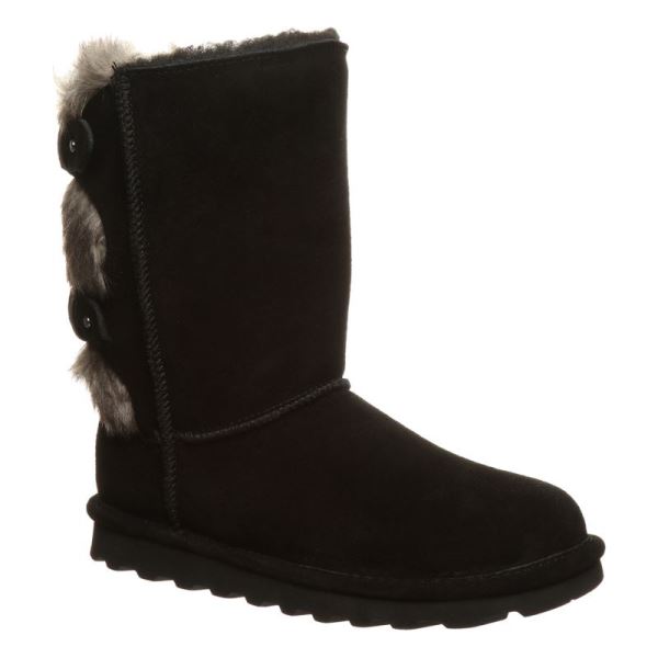 Botas Bearpaw Eloise Feminino Pretas | 5870-YPWFU