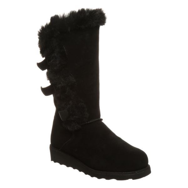 Botas Bearpaw Genevieve Feminino Pretas | 5374-PFBAY