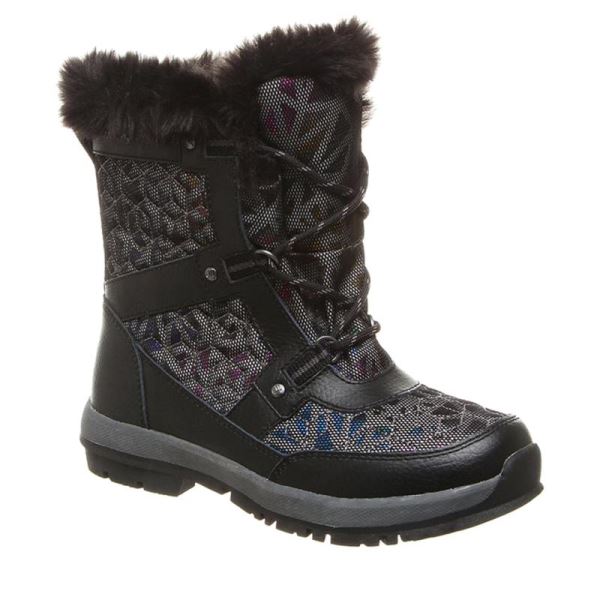 Botas Bearpaw Marina Youth Criança Pretas Pretas | 2473-CMTJW