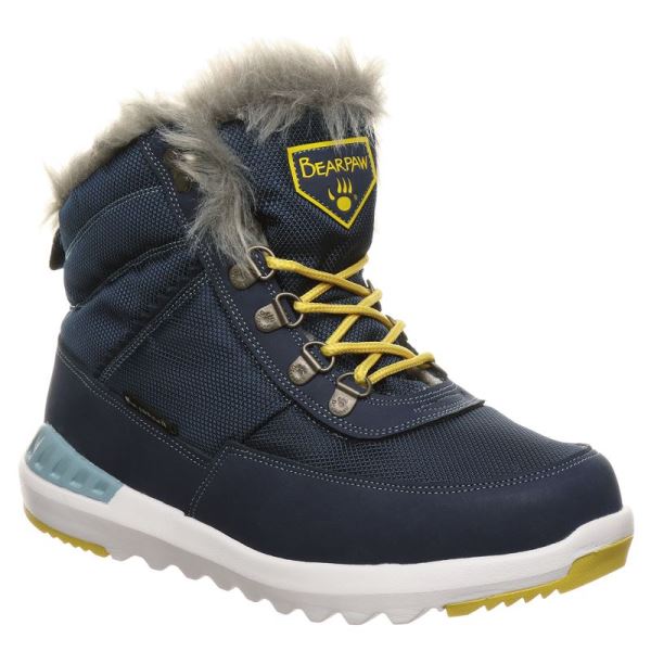 Botas Bearpaw Mokelumne Feminino Azul Marinho Azuis | 3415-CZMYQ