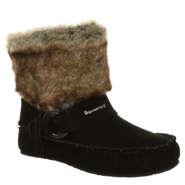 Botas Bearpaw Monet Feminino Pretas | 2409-MYEXJ