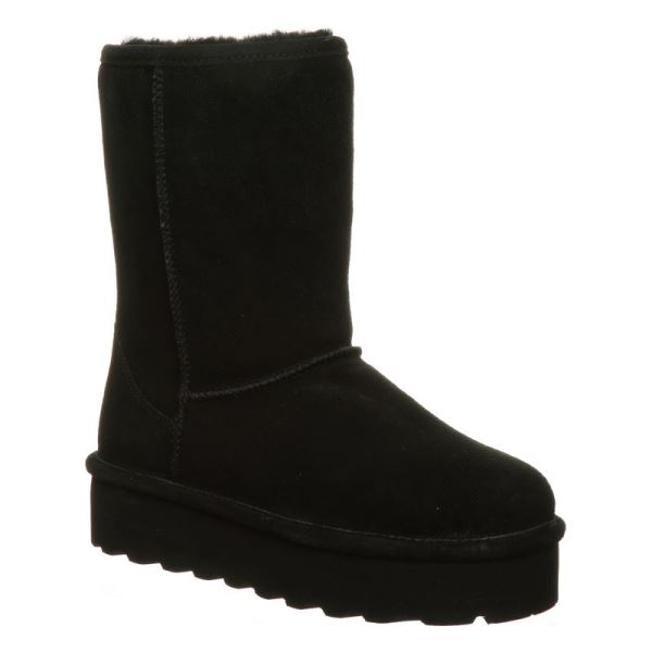 Botas Bearpaw Retro Elle Feminino Pretas | 9031-CXVZG