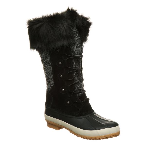 Botas Bearpaw Rory Feminino Pretas | 5072-PXQBL