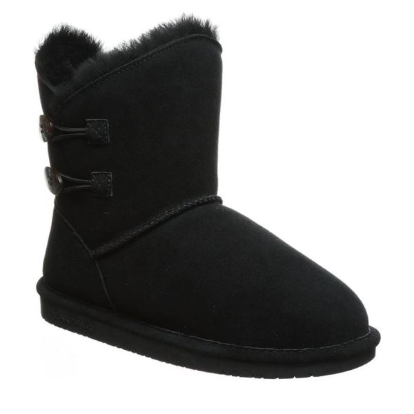 Botas Bearpaw Rosaline Feminino Pretas | 2945-DEYTF