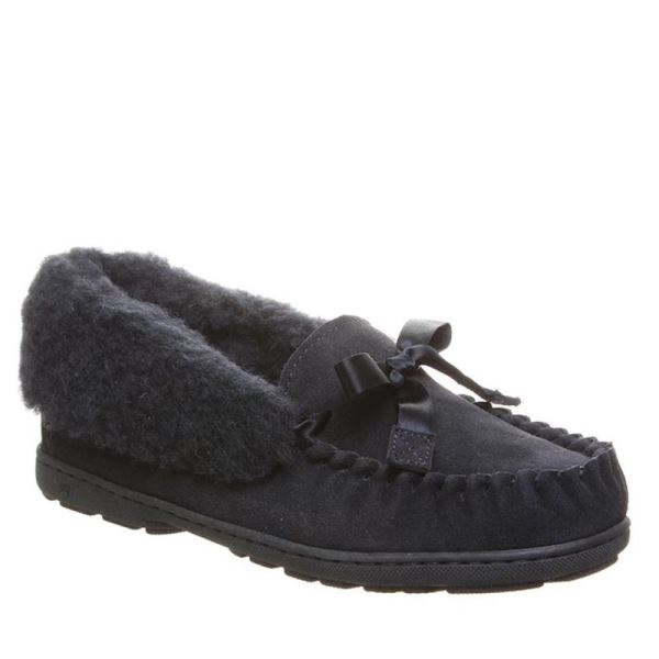 Chinelos Bearpaw Indio Feminino Azul Marinho | 5702-OJFSY