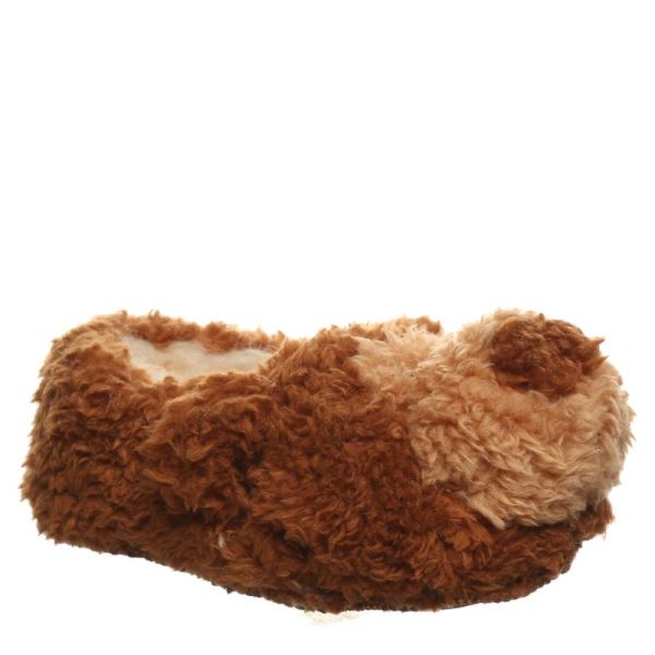 Chinelos Bearpaw Lil Critters Criança Marrom | 7842-DBQRK