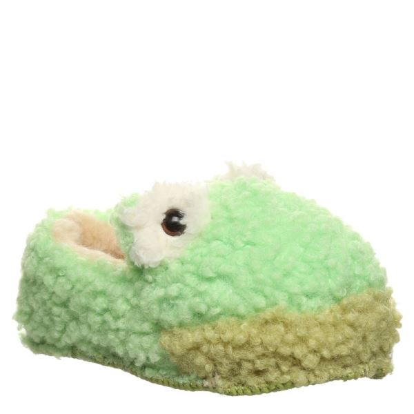 Chinelos Bearpaw Lil Critters Criança Verdes | 4856-ISDEJ