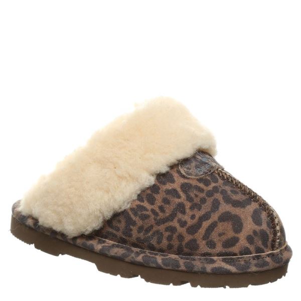 Chinelos Bearpaw Loki Youth Criança Leopardo | 1834-KTNVG