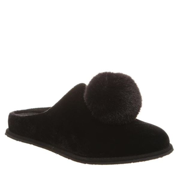 Chinelos Bearpaw Tango Feminino Pretas | 6940-PUACD