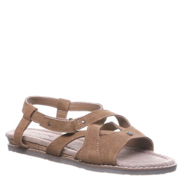 Sandalias Bearpaw Aruba Feminino Marrom | 3496-KRFMJ