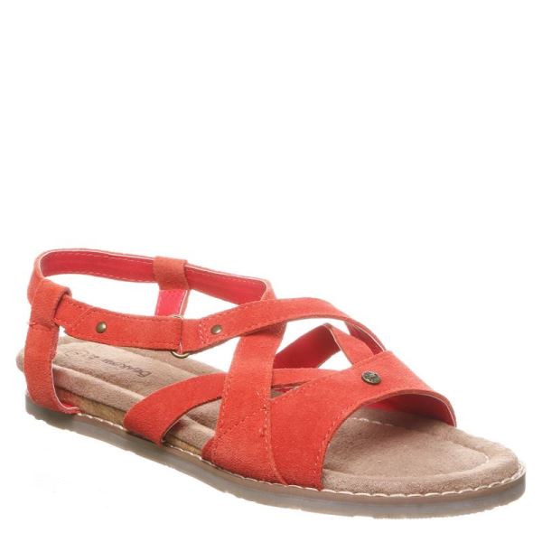 Sandalias Bearpaw Aruba Feminino Vermelhas | 8409-WHYFE