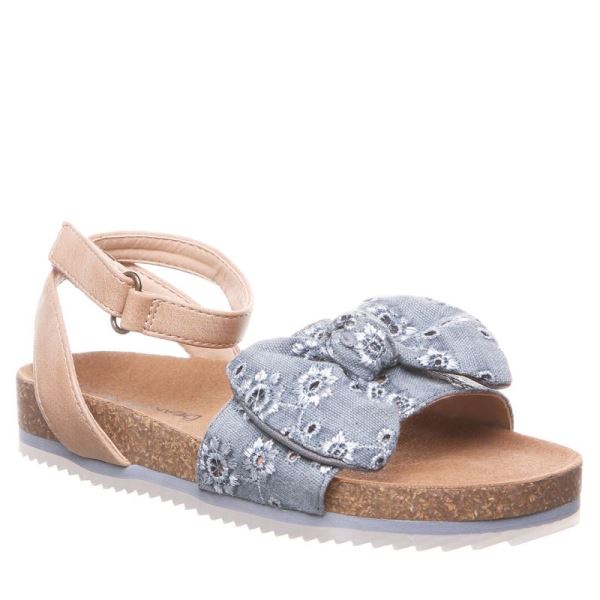 Sandalias Bearpaw Genesis Youth Criança Prateadas | 0734-QLETA