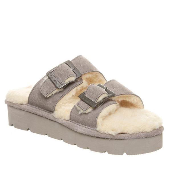 Sandalias Bearpaw Gianna Feminino Cinzentas | 1920-KVHFE