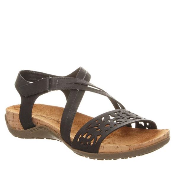 Sandalias Bearpaw Glenda Feminino Pretas | 7504-SVWAC