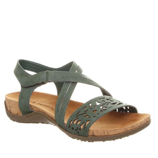 Sandalias Bearpaw Glenda Feminino Verdes | 4517-ASNYT