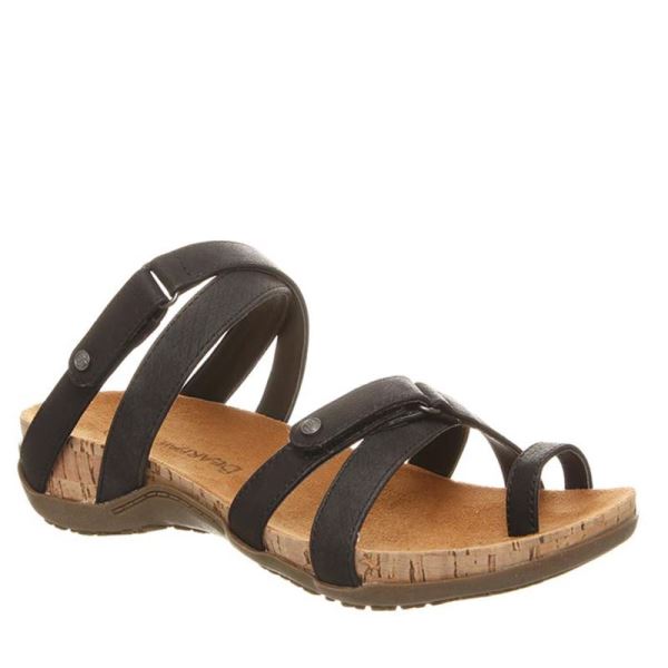 Sandalias Bearpaw Nadine Feminino Pretas | 5807-XLORB