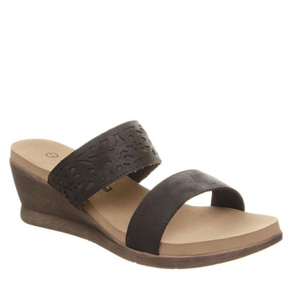 Sandalias Bearpaw Noelle Feminino Pretas | 1704-QEGTX