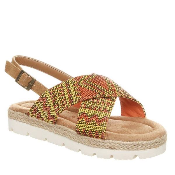 Sandalias Bearpaw Raelynn Criança Amarelas | 9640-HQYDZ