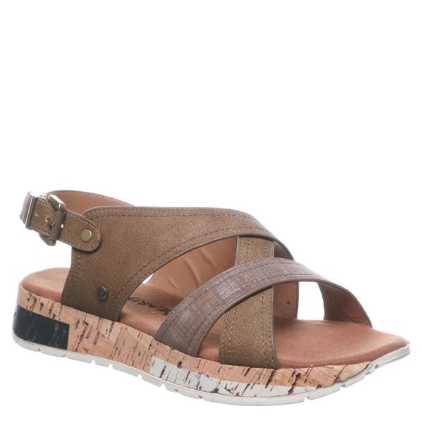 Sandalias Bearpaw Shelli Feminino Marrom | 6094-LAKYH